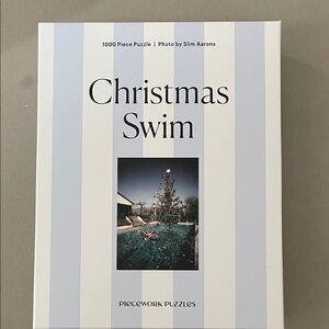Piecework Puzzles Christmas Swim 1000 Piece Puzzle